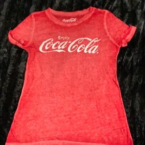 Light red Coca Cola shirt